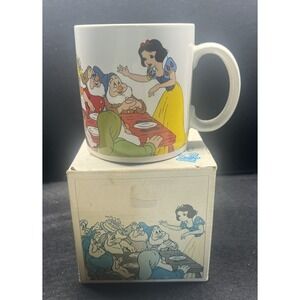 Disney Classic Snow White and the Seven Dwarfs Coffee Mug 50th Anniversary